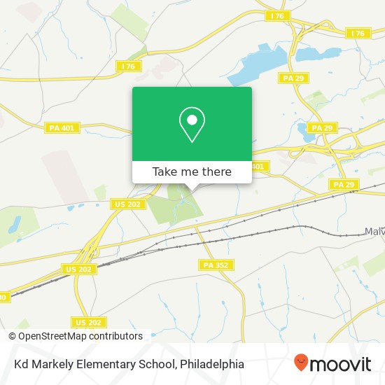 Kd Markely Elementary School map