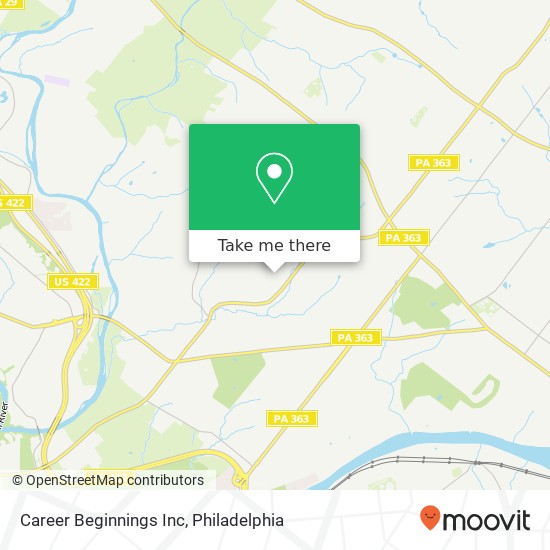 Mapa de Career Beginnings Inc