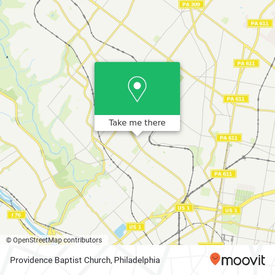 Providence Baptist Church map