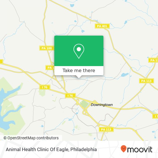 Animal Health Clinic Of Eagle map