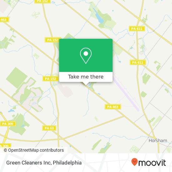 Mapa de Green Cleaners Inc