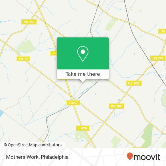 Mothers Work map
