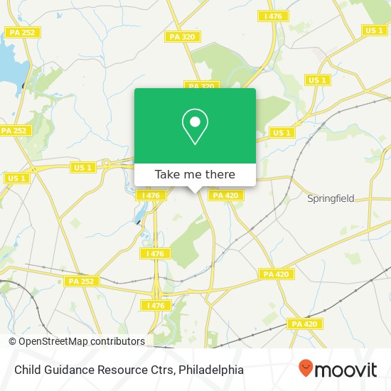 Child Guidance Resource Ctrs map