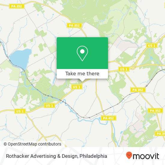 Rothacker Advertising & Design map