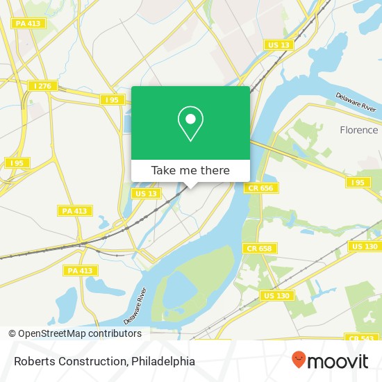 Roberts Construction map