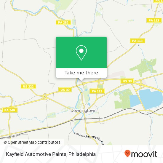 Kayfield Automotive Paints map
