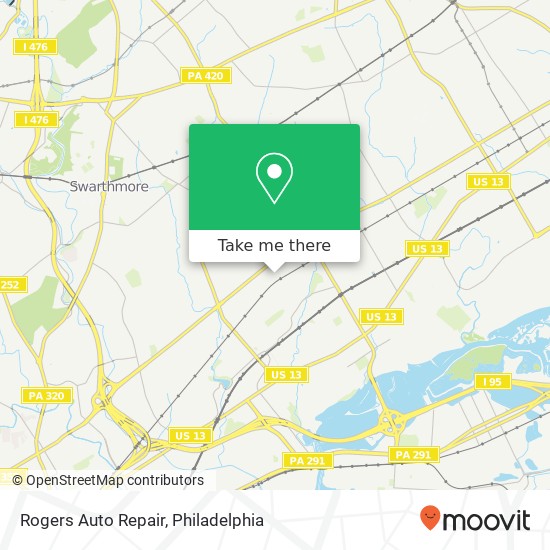 Rogers Auto Repair map