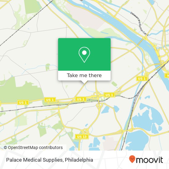 Mapa de Palace Medical Supplies