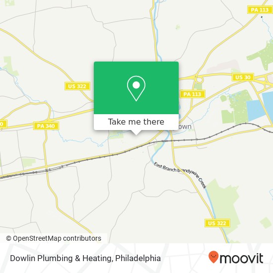 Dowlin Plumbing & Heating map