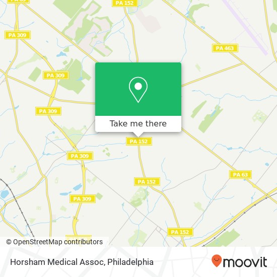 Mapa de Horsham Medical Assoc