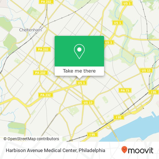 Mapa de Harbison Avenue Medical Center