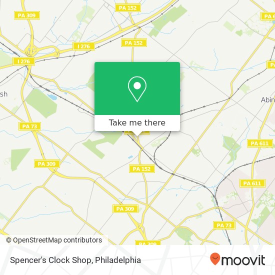 Mapa de Spencer's Clock Shop