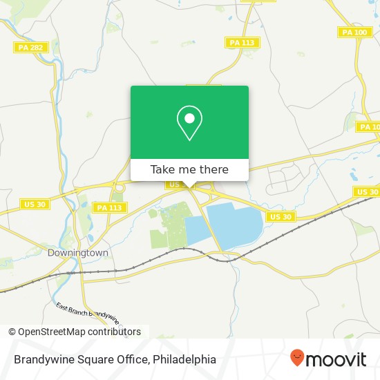 Brandywine Square Office map