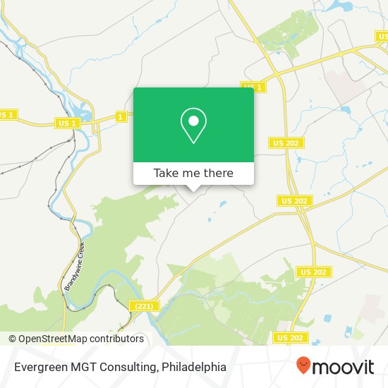 Evergreen MGT Consulting map