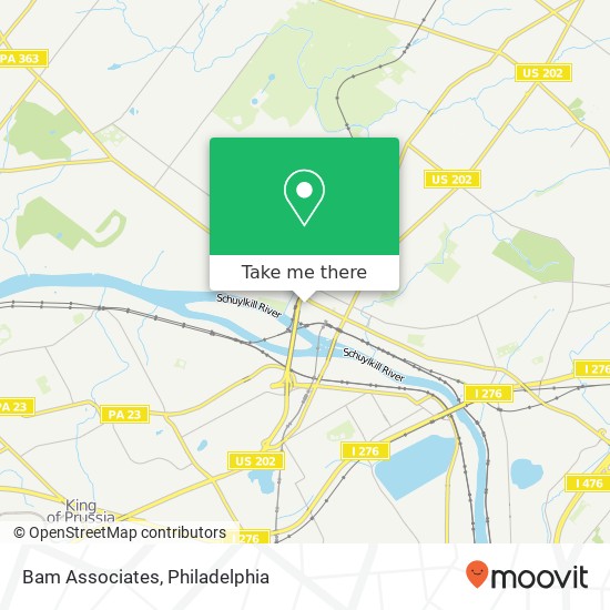 Bam Associates map