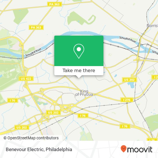 Benevour Electric map