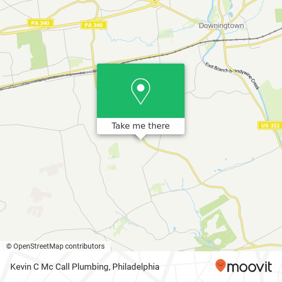 Mapa de Kevin C Mc Call Plumbing