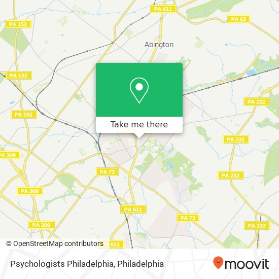 Mapa de Psychologists Philadelphia