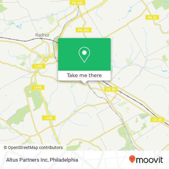 Altus Partners Inc map