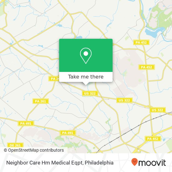 Neighbor Care Hm Medical Eqpt map