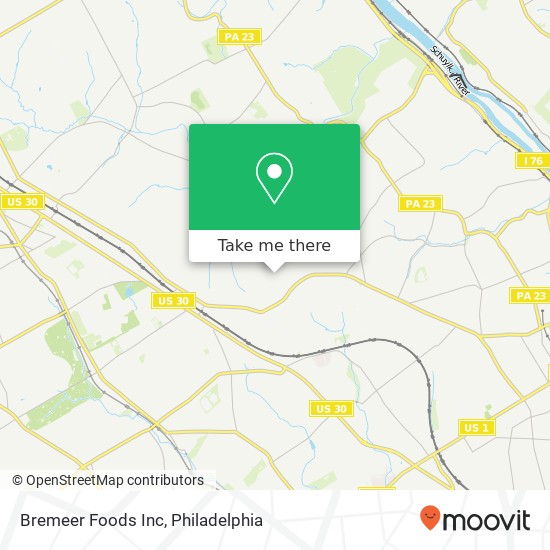 Mapa de Bremeer Foods Inc