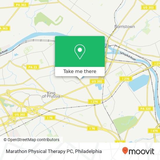 Marathon Physical Therapy PC map