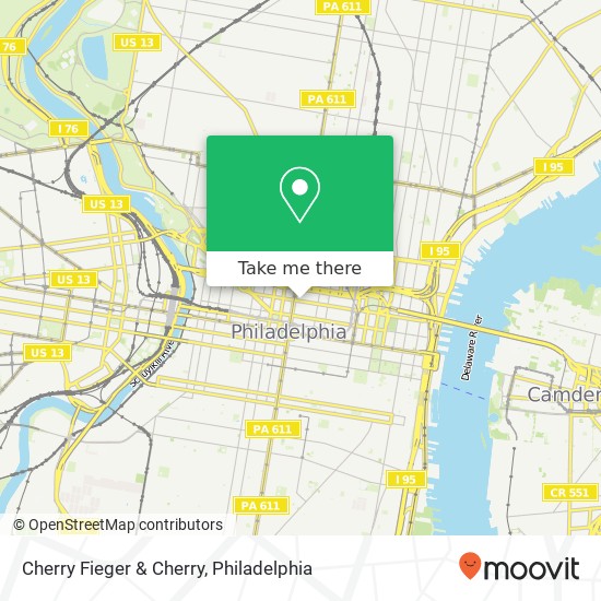 Cherry Fieger & Cherry map