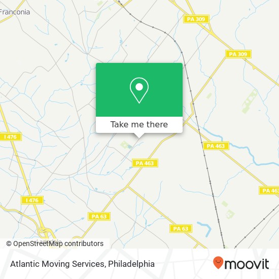 Mapa de Atlantic Moving Services