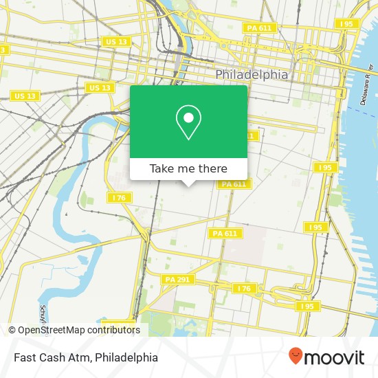 Fast Cash Atm map