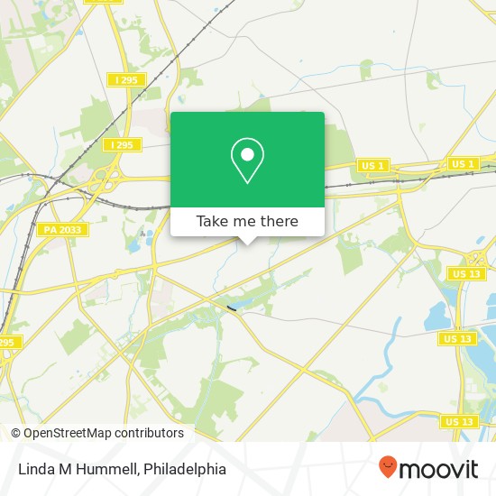 Linda M Hummell map