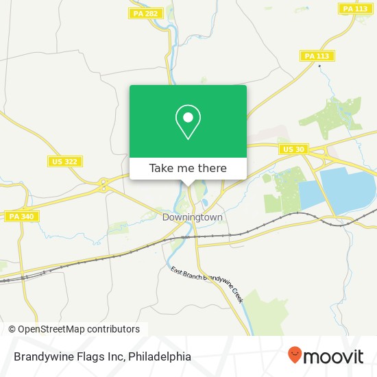 Mapa de Brandywine Flags Inc