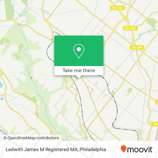 Mapa de Ledwith James M Registered MA