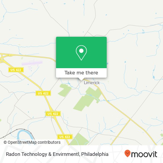 Radon Technology & Envirnmentl map