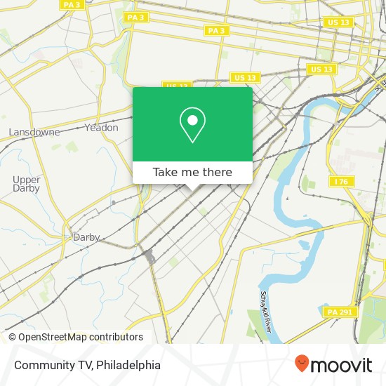 Mapa de Community TV