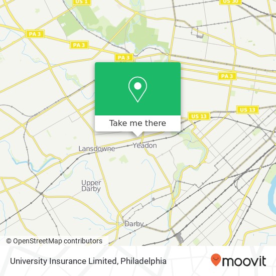 University Insurance Limited map