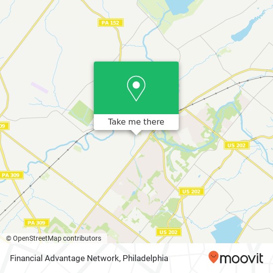 Financial Advantage Network map