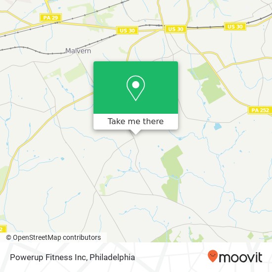 Powerup Fitness Inc map