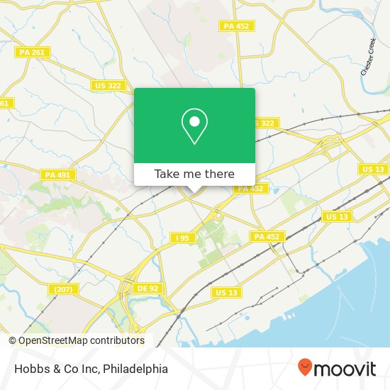 Hobbs & Co Inc map