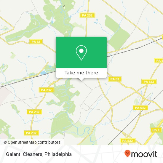 Mapa de Galanti Cleaners
