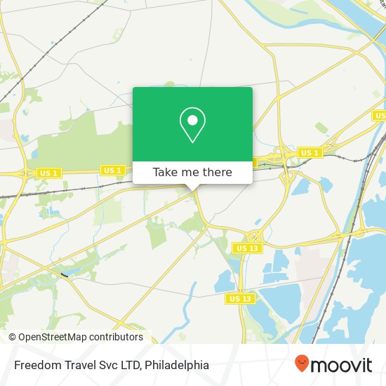 Freedom Travel Svc LTD map