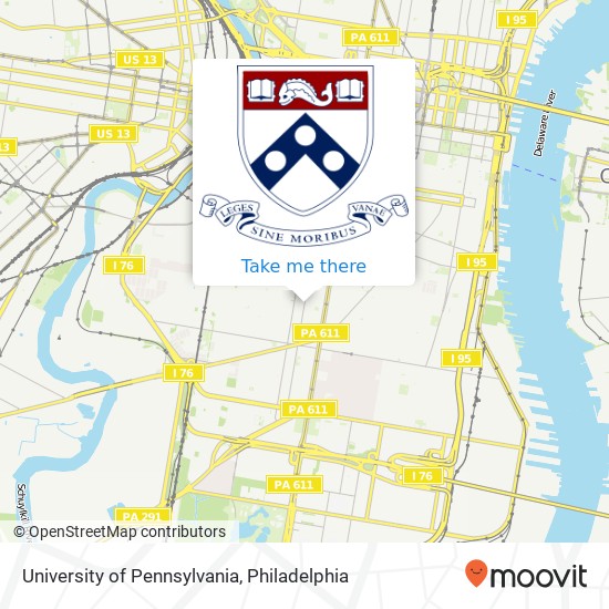 University of Pennsylvania map