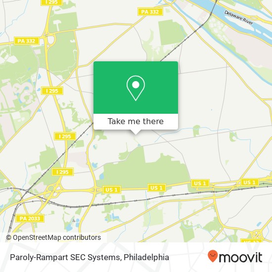 Mapa de Paroly-Rampart SEC Systems