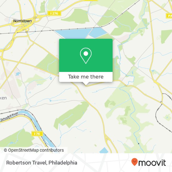 Robertson Travel map