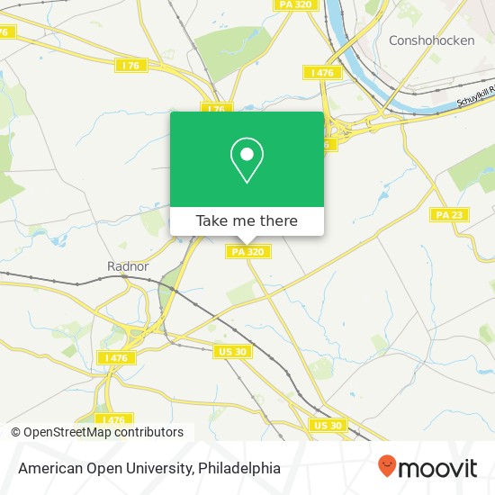 American Open University map