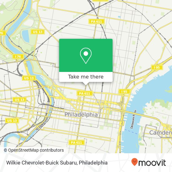 Wilkie Chevrolet-Buick Subaru map