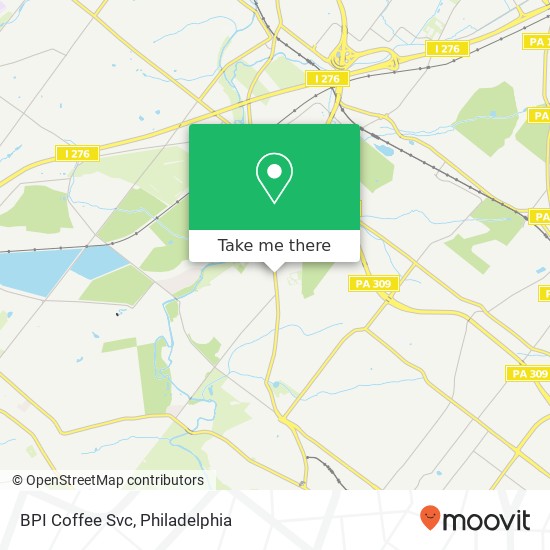 BPI Coffee Svc map