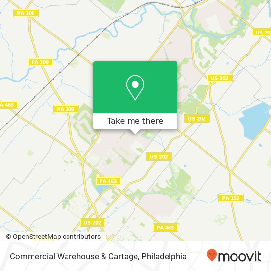 Commercial Warehouse & Cartage map