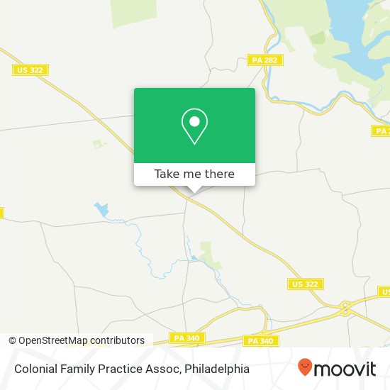 Colonial Family Practice Assoc map