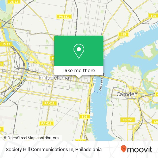 Society Hill Communications In map