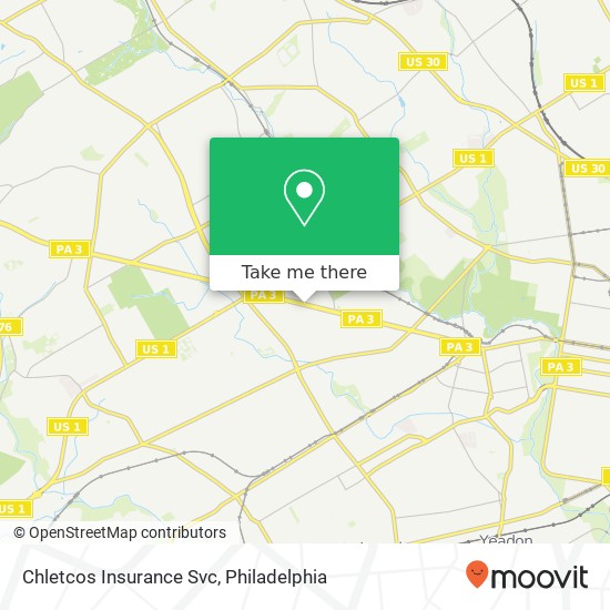 Chletcos Insurance Svc map